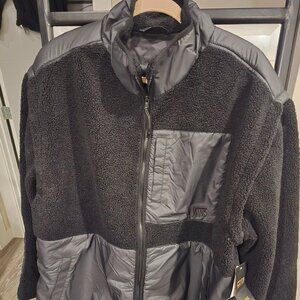 Vans Mens MTE Navigate SHERPA Jacket Black Size XXL 2XL VN000M2KBLK Brand NEW